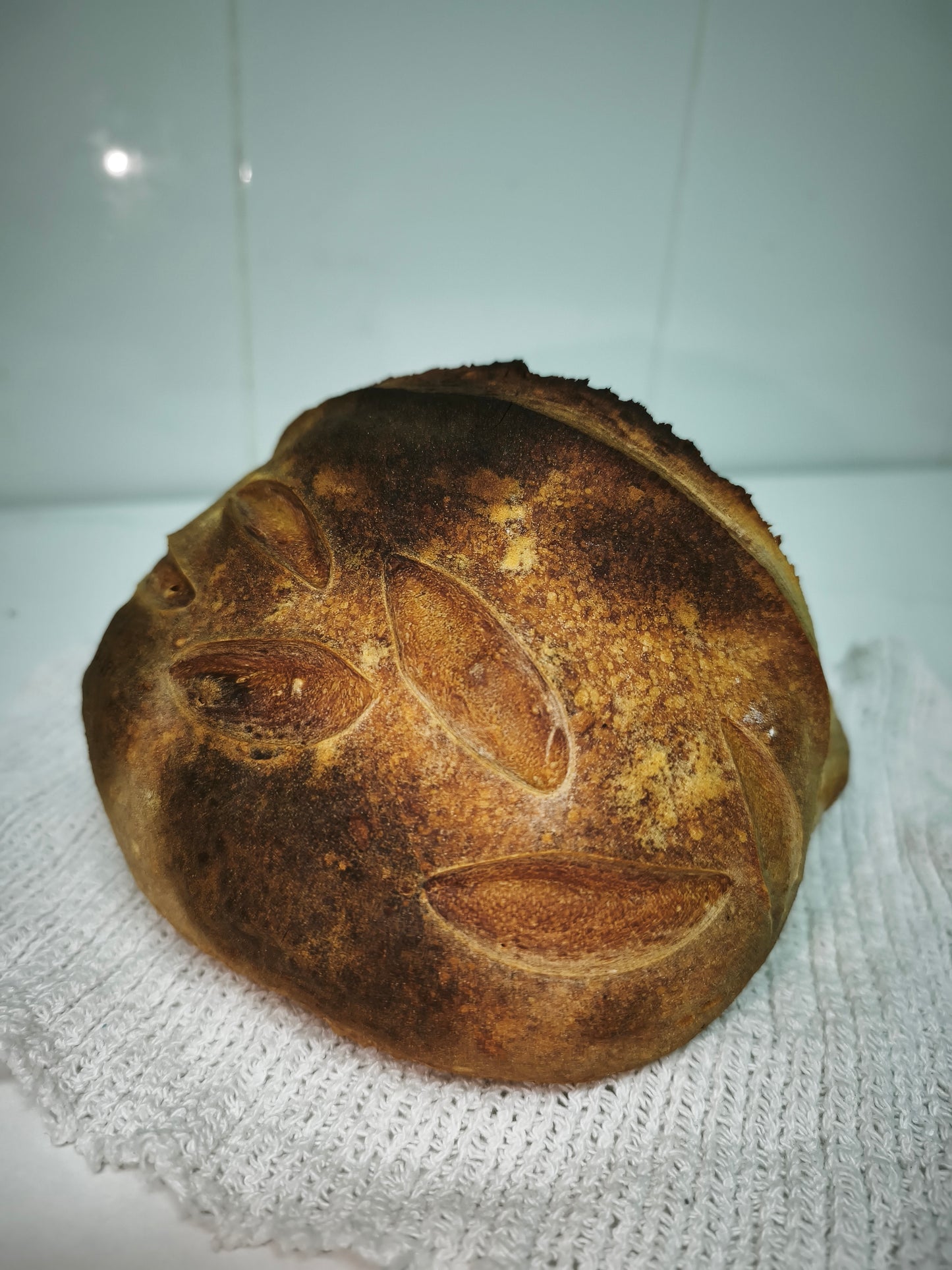 Pão Artesanal de Massa-mãe com Cerveja Preta